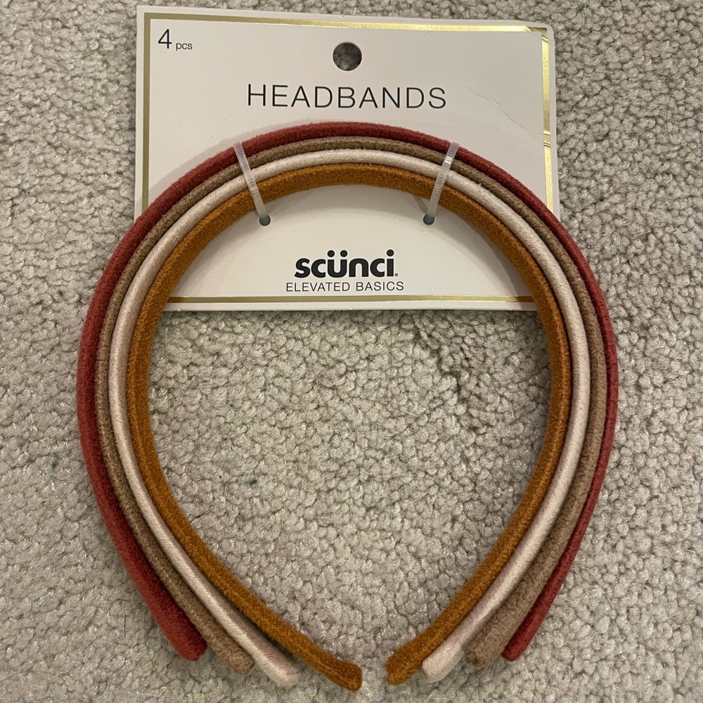Scunci Headbands 4 pcs